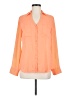 Express Orange 3/4 Sleeve Button-Down Shirt Size M - photo 1