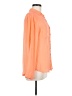 Express Orange 3/4 Sleeve Button-Down Shirt Size M - photo 4