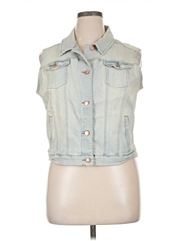 MNG Denim Vest (view 1)