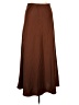 Unbranded Solid Brown Casual Skirt Size M - photo 1
