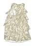 Zara 100% Polyester Metallic Silver Dress Size 8 - photo 2