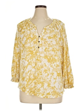 Rose + Olive 3/4 Sleeve Blouse (view 1)