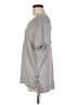 XCVI 100% Linen Gray Short Sleeve Top Size M - photo 5