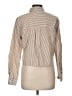 Veronica Beard 100% Cotton Stripes Tan Long Sleeve Blouse Size 8 - photo 2
