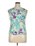 Chaps Green Sleeveless Blouse Size XL - photo 1