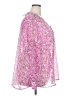 Kut from the Kloth 100% Polyester Floral Pink Long Sleeve Blouse Size 2X - photo 4