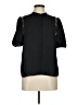CeCe Black Short Sleeve Blouse Size M - photo 1