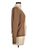 Worth New York 100% Wool/laine Color Block Tan Wool Pullover Sweater Size M - photo 4