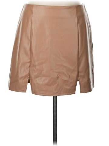 Alexia Admor Faux Leather Skirt (view 1)