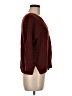 Madewell Burgundy Double-V Pullover Sweater Size M - photo 4