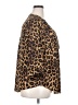 Torrid 100% Polyester Animal Print Brown 3/4 Sleeve Blouse Size 2X Plus (2) - photo 4