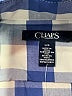 Chaps Checkered-gingham Blue Short Sleeve Button-Down Shirt Size L - photo 7