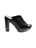 Stuart Weitzman 100% Leather Black Mule/Clog Size 9 1/2 - photo 1