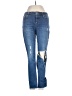Lucky Brand Graphic Blue Jeans Size 4 - photo 1