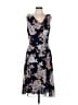 Robert Louis 100% Polyester Floral Blue Casual Dress Size L - photo 1
