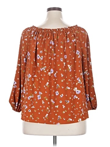 Sanctuary 3/4 Sleeve Blouse (view 2)