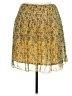 Max Studio 100% Polyester Paisley Yellow Casual Skirt Size XL - photo 1