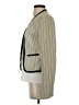 Ann Taylor LOFT 100% Cotton Stripes Ivory Blazer Size 4 - photo 5
