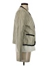 Ann Taylor LOFT 100% Cotton Stripes Ivory Blazer Size 4 - photo 4