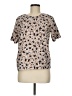 Ann Taylor 100% Polyester Tan Short Sleeve Blouse Size M - photo 1