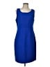 The Limited Solid Blue Cocktail Dress Size 12 - photo 1