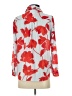 Ann Taylor Floral Red 3/4 Sleeve Blouse Size XS (petite) - photo 2