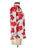 Ann Taylor Floral Red 3/4 Sleeve Blouse Size XS (petite) - photo 4