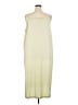 Ellos 100% Polyester Ivory Casual Dress Size 2X - photo 2
