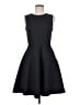 Halogen Houndstooth Black Cocktail Dress Size 8 - photo 1