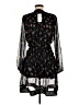 Guess 100% Polyester Floral Black Cocktail Dress Size M - photo 2