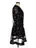 Guess 100% Polyester Floral Black Cocktail Dress Size M - photo 4