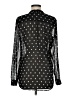 Kut from the Kloth 100% Polyester Polka Dots Black Long Sleeve Blouse Size M - photo 2