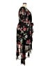 DKNY 100% Polyester Floral Black Casual Dress Size 18 - photo 4