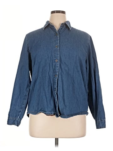 Riders by Lee Long Sleeve Button-Down Shirt (view 1)