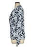 Tart Chevron-herringbone Blue Long Sleeve Blouse Size 1X - photo 5