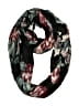 J.Jill 100% Viscose Floral Black Scarf One size - photo 1