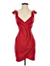 Unbranded Solid Red Cocktail Dress Size XS - photo 1