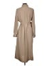 DKNY 100% Polyester Tan Casual Dress Size 12 - photo 2
