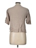 I.N. Studio 100% Rayon Tan Short Sleeve Blouse Size L (petite) - photo 2