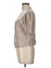 I.N. Studio 100% Rayon Tan Short Sleeve Blouse Size L (petite) - photo 5