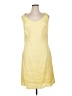 J. Peterman 100% Polyester Yellow Casual Dress Size 14 - photo 1