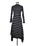 Ella Moss Stripes Black Casual Dress Size M - photo 1