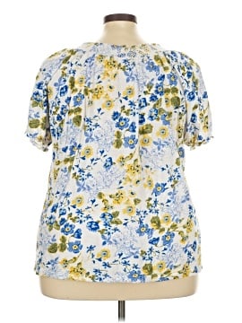 Basic Editions Short Sleeve Blouse (view 2)