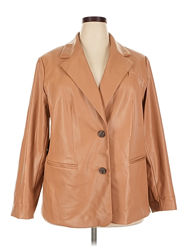 Pre-owned A New Day Blazer Jacket In Tan
