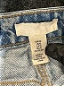 H&M 100% Cotton Blue Denim Shorts Size 10 - photo 3