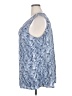 Foxcroft 100% Polyester Blue Sleeveless Blouse Size 20 - photo 5