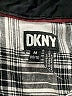 DKNY 100% Cotton Plaid Gray Short Sleeve Button-Down Shirt Size 10 - photo 3