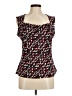 Kasper Black Sleeveless Blouse Size M (petite) - photo 1