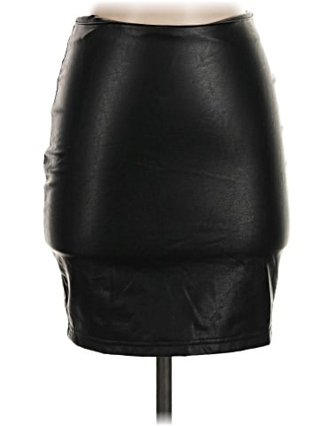 Michel Faux Leather Skirt (view 1)