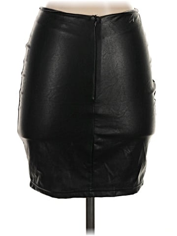 Michel Faux Leather Skirt (view 2)
